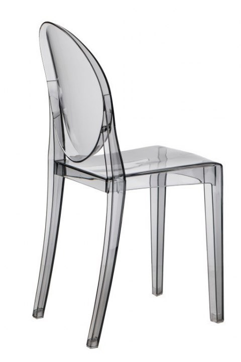 D2.DESIGN Krzesło Viki szary transparentny tworzywo eleganckie stabilne i wygodne D2.DESIGN Krzesło Viki szary transparentny tworzywo eleganckie stabilne i wygodne