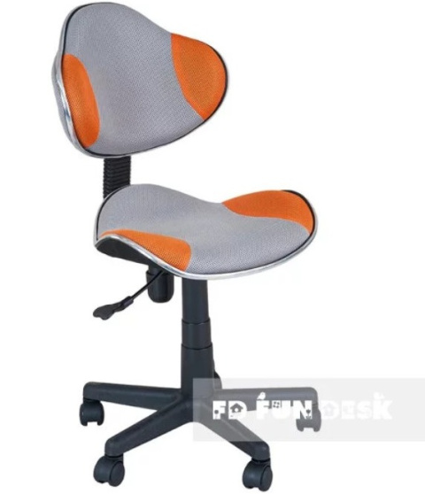 Fun Desk LST3 Orange/Grey - Fotel obrotowy dziecięcy do biurka Fun Desk LST3 Orange/Grey - Fotel obrotowy dziecięcy do biurka