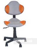 Fun Desk LST3 Orange/Grey - Fotel obrotowy dziecięcy do biurka