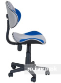 Fun Desk LST3 Blue/Grey - Fotel obrotowy dziecięcy do biurka