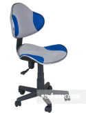 Fun Desk LST3 Blue/Grey - Fotel obrotowy dziecięcy do biurka