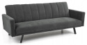 Halmar sofa kanapa ARMANDO rozkładana tkanina velvet popielaty stal malowana proszkowo Halmar sofa kanapa ARMANDO rozkładana tkanina velvet popielaty stal malowana proszkowo