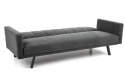 Halmar sofa kanapa ARMANDO rozkładana tkanina velvet popielaty stal malowana proszkowo Halmar sofa kanapa ARMANDO rozkładana tkanina velvet popielaty stal malowana proszkowo