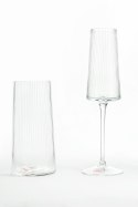 Kare Design KARE kieliszek do szampana RIFLE 215 ml transparentny szklany Kare Design KARE kieliszek do szampana RIFLE 215 ml transparentny szklany
