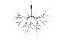 MOOSEE lampa wisząca sufitowa LED FLORA 50 czarna stal gałązki zakończone ledowymi źródłami światła przypominającymi listki MOOSEE lampa wisząca sufitowa LED FLORA 50 czarna stal gałązki zakończone ledowymi źródłami światła przypominającymi listki