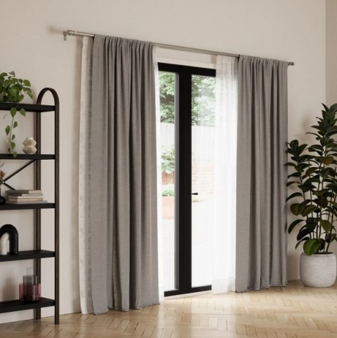 Umbra UMBRA podwójny karnisz CAPPA 305 - 457 cm srebrny Umbra UMBRA podwójny karnisz CAPPA 305 - 457 cm srebrny