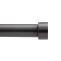 Umbra UMBRA pojedynczy karnisz CAPPA 91-168 cm szczotkowana czerń Umbra UMBRA pojedynczy karnisz CAPPA 91-168 cm szczotkowana czerń