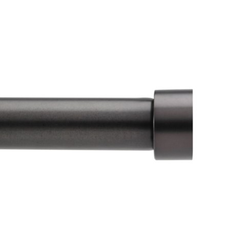Umbra UMBRA pojedynczy karnisz CAPPA 91-168 cm szczotkowana czerń Umbra UMBRA pojedynczy karnisz CAPPA 91-168 cm szczotkowana czerń