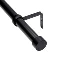 Umbra UMBRA pojedynczy karnisz CAPPA 91-168 cm szczotkowana czerń Umbra UMBRA pojedynczy karnisz CAPPA 91-168 cm szczotkowana czerń