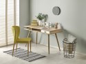 HALMAR B34 biurko dąb sonoma-biały MDF laminowany stal malowana proszkowo 120x60 półki szuflada HALMAR B34 biurko dąb sonoma-biały MDF laminowany stal malowana proszkowo 120x60 półki szuflada