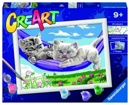 CreArt CreArt Classic Malowanie Po Numerach Dla Dzieci -Kocięta w hamaku