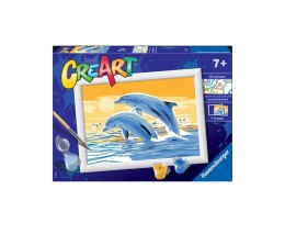 CreArt CreArt Malowanie Po Numerach Dla Dzieci - Delfiny