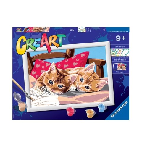CreArt CreArt Malowanie Po Numerach Dla Dzieci - Dwa Kotki CreArt CreArt Malowanie Po Numerach Dla Dzieci - Dwa Kotki