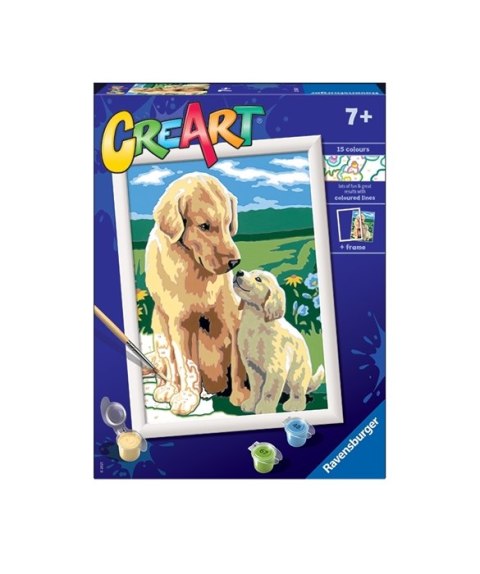 CreArt CreArt Malowanie Po Numerach Dla Dzieci - Pieski