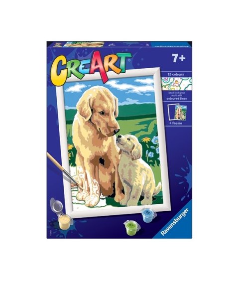 CreArt CreArt Malowanie Po Numerach Dla Dzieci - Pieski CreArt CreArt Malowanie Po Numerach Dla Dzieci - Pieski