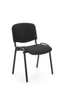 Halmar ISO krzesło, czarny, OBAN EF019 krzesło konferencyjne sztaplowanie materiał: stal lakierowana proszkowo / tkanina Halmar ISO krzesło, czarny, OBAN EF019 krzesło konferencyjne sztaplowanie materiał: stal lakierowana proszkowo / tkanina