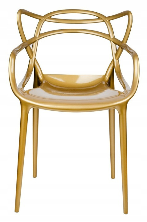 KRZESŁO LUXO ZŁOTE - tworzywo ABS King Home eleganckie wytrzymałe i wygodne KRZESŁO LUXO ZŁOTE - tworzywo ABS King Home eleganckie wytrzymałe i wygodne