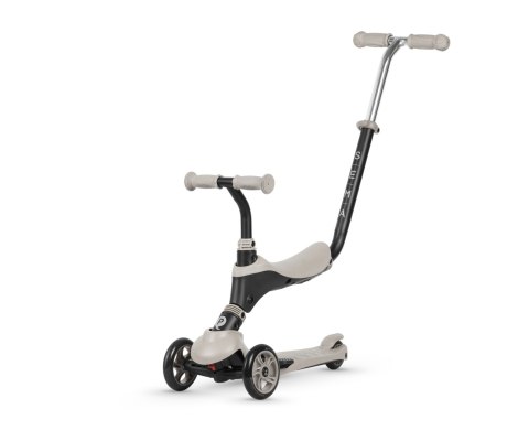 Qplay Hulajnoga Scooter Jeździk Pchacz Sema 3w1 Beige Beż regulacja wysokości rączki hamulec kauczukowe łożyskowane kółka 36m+ Qplay Hulajnoga Scooter Jeździk Pchacz Sema 3w1 Beige Beż regulacja wysokości rączki hamulec kauczukowe łożyskowane kółka 36m+