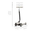 Qplay Hulajnoga Scooter Jeździk Pchacz Sema 3w1 Beige Beż regulacja wysokości rączki hamulec kauczukowe łożyskowane kółka 36m+ Qplay Hulajnoga Scooter Jeździk Pchacz Sema 3w1 Beige Beż regulacja wysokości rączki hamulec kauczukowe łożyskowane kółka 36m+