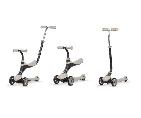 Qplay Hulajnoga Scooter Jeździk Pchacz Sema 3w1 Beige Beż regulacja wysokości rączki hamulec kauczukowe łożyskowane kółka 36m+ Qplay Hulajnoga Scooter Jeździk Pchacz Sema 3w1 Beige Beż regulacja wysokości rączki hamulec kauczukowe łożyskowane kółka 36m+