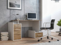 SIGNAL BIURKO B-009 DĄB WOTAN / BIAŁY MAT - płyta laminowana MDF, biurko z szufladami i półkami, do pokoju młodzieżowego, biura SIGNAL BIURKO B-009 DĄB WOTAN / BIAŁY MAT - płyta laminowana MDF, biurko z szufladami i półkami, do pokoju młodzieżowego, biura