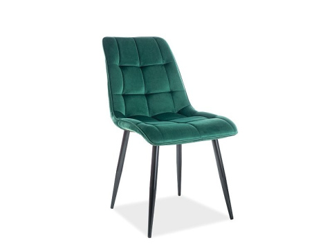 SIGNAL KRZESŁO CHIC VELVET CZARNY STELAŻ/ZIELONE BLUVEL 78 - do salonu, jadalni SIGNAL KRZESŁO CHIC VELVET CZARNY STELAŻ/ZIELONE BLUVEL 78 - do salonu, jadalni