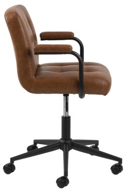 ACTONA Fotel biurowy Cosmo Arm Vintage brązowy