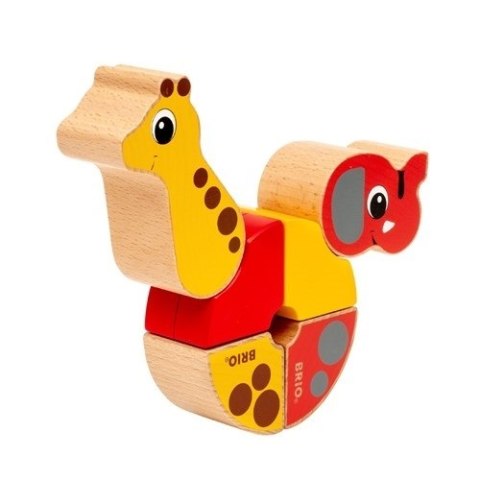 BRIO BRIO Klocki Magnetyczne Słoń i Żyrafa BRIO BRIO Klocki Magnetyczne Słoń i Żyrafa