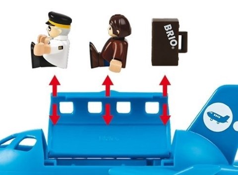 BRIO BRIO World Drewniany Samolot Pasażerski BRIO BRIO World Drewniany Samolot Pasażerski