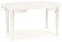 Halmar SORBUS stół rozkładany100-200x100 blat MDF okleina naturalna dębowa - biały, nogi drewno lite bukowe - białe