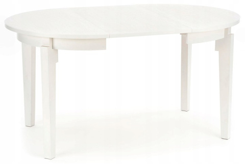 Halmar SORBUS stół rozkładany100-200x100 blat MDF okleina naturalna dębowa - biały, nogi drewno lite bukowe - białe Halmar SORBUS stół rozkładany100-200x100 blat MDF okleina naturalna dębowa - biały, nogi drewno lite bukowe - białe