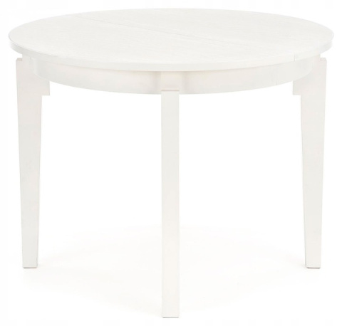 Halmar SORBUS stół rozkładany100-200x100 blat MDF okleina naturalna dębowa - biały, nogi drewno lite bukowe - białe Halmar SORBUS stół rozkładany100-200x100 blat MDF okleina naturalna dębowa - biały, nogi drewno lite bukowe - białe