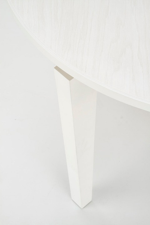 Halmar SORBUS stół rozkładany100-200x100 blat MDF okleina naturalna dębowa - biały, nogi drewno lite bukowe - białe Halmar SORBUS stół rozkładany100-200x100 blat MDF okleina naturalna dębowa - biały, nogi drewno lite bukowe - białe