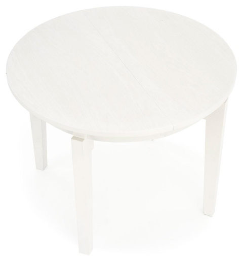 Halmar SORBUS stół rozkładany100-200x100 blat MDF okleina naturalna dębowa - biały, nogi drewno lite bukowe - białe Halmar SORBUS stół rozkładany100-200x100 blat MDF okleina naturalna dębowa - biały, nogi drewno lite bukowe - białe