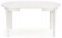 Halmar SORBUS stół rozkładany100-200x100 blat MDF okleina naturalna dębowa - biały, nogi drewno lite bukowe - białe