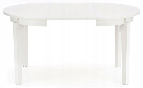 Halmar SORBUS stół rozkładany100-200x100 blat MDF okleina naturalna dębowa - biały, nogi drewno lite bukowe - białe Halmar SORBUS stół rozkładany100-200x100 blat MDF okleina naturalna dębowa - biały, nogi drewno lite bukowe - białe