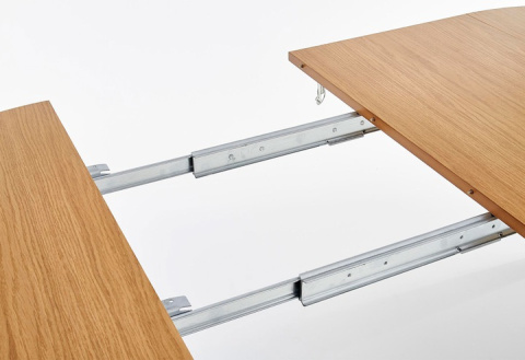 STÓŁ OKRĄGŁY ROZKŁADANY SORBUS 100-200x100 Halmar blat MDF okleina dębowa- DĄB MIODOWY NOGI drewno lite bukowe - GRAFITOWE STÓŁ OKRĄGŁY ROZKŁADANY SORBUS 100-200x100 Halmar blat MDF okleina dębowa- DĄB MIODOWY NOGI drewno lite bukowe - GRAFITOWE