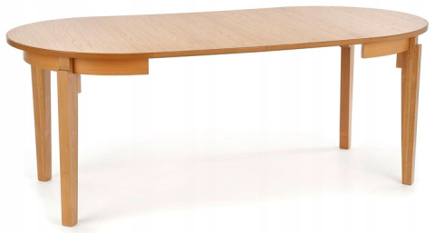 Halmar stół SORBUS rozkładany 100-200x100 blat MDF okleina naturalna dębowa - dąb miodowy, nogi lite drewno bukowe - dąb miodowy Halmar stół SORBUS rozkładany 100-200x100 blat MDF okleina naturalna dębowa - dąb miodowy, nogi lite drewno bukowe - dąb miodowy