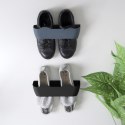 Intesi Uchwyt na buty Organizer Półka szary tworzywo na jedną parę butów do zamontowanie na ścianie lub wewnątrz szafki Intesi Uchwyt na buty Organizer Półka szary tworzywo na jedną parę butów do zamontowanie na ścianie lub wewnątrz szafki