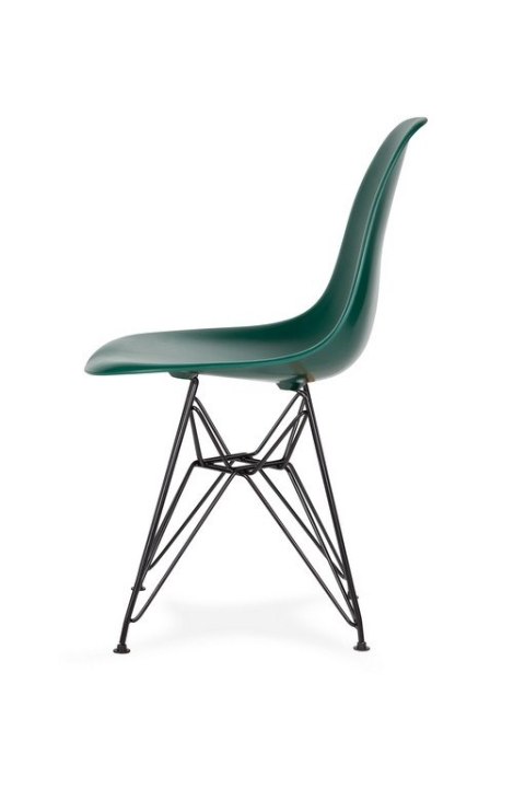 King Home Krzesło DSR BLACK myśliwska zieleń.34 - podstawa metalowa czarna King Home Krzesło DSR BLACK myśliwska zieleń.34 - podstawa metalowa czarna