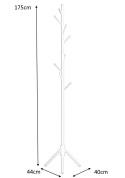 MODESTO wieszak stojący podłogowy STICK naturalny - drewno bukowe do domu lub biura MODESTO wieszak stojący podłogowy STICK naturalny - drewno bukowe do domu lub biura