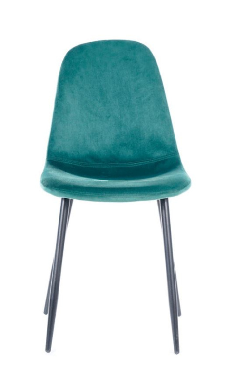 SIGNAL KRZESŁO FOX VELVET CZARNY / ZIELONY TAP.89 SIGNAL KRZESŁO FOX VELVET CZARNY / ZIELONY TAP.89