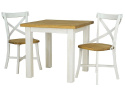 SIGNAL KRZESŁO LARS BRĄZ MIODOWY / SOSNA PATYNA - drewniane, stabilne krzesło do jadalni, salonu