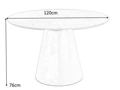 SIGNAL STÓŁ do jadalni ANGEL SZARY EFEKT MARMURU/CZARNY MAT FI120 - okrągły, blat MDF laminowany podstawa MDF SIGNAL STÓŁ do jadalni ANGEL SZARY EFEKT MARMURU/CZARNY MAT FI120 - okrągły, blat MDF laminowany podstawa MDF
