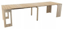 SIGNAL KONSOLA STÓŁ do jadalni RENO DĄB 60(300)X90 - rozkładany, prostokątny, laminowana płyta MDF, kolor dębu SIGNAL KONSOLA STÓŁ do jadalni RENO DĄB 60(300)X90 - rozkładany, prostokątny, laminowana płyta MDF, kolor dębu