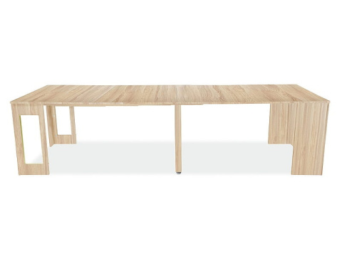 SIGNAL KONSOLA STÓŁ do jadalni RENO DĄB 60(300)X90 - rozkładany, prostokątny, laminowana płyta MDF, kolor dębu SIGNAL KONSOLA STÓŁ do jadalni RENO DĄB 60(300)X90 - rozkładany, prostokątny, laminowana płyta MDF, kolor dębu