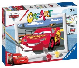 CreArt CreArt Malowanie Po Numerach Dla Dzieci Cars Świecący McQueen