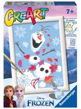 CreArt CreArt Malowanie Po Numerach Dla Dzieci Frozen Uroczy Olaf