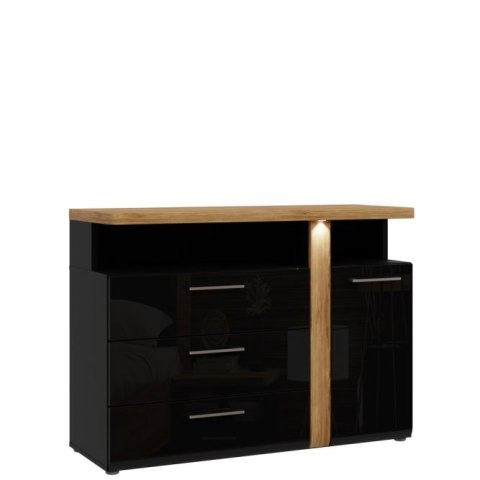 Forte TULUZA BLACK TUZK222B-M548 Komoda Forte TULUZA BLACK TUZK222B-M548 Komoda