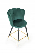 HOKER KRZESŁO BAROWE H106 tapicerka VELVET CIEMNO ZIELONY podstawa STAL malowana proszkowo CZARNO ZŁOTA HALMAR HOKER KRZESŁO BAROWE H106 tapicerka VELVET CIEMNO ZIELONY podstawa STAL malowana proszkowo CZARNO ZŁOTA HALMAR